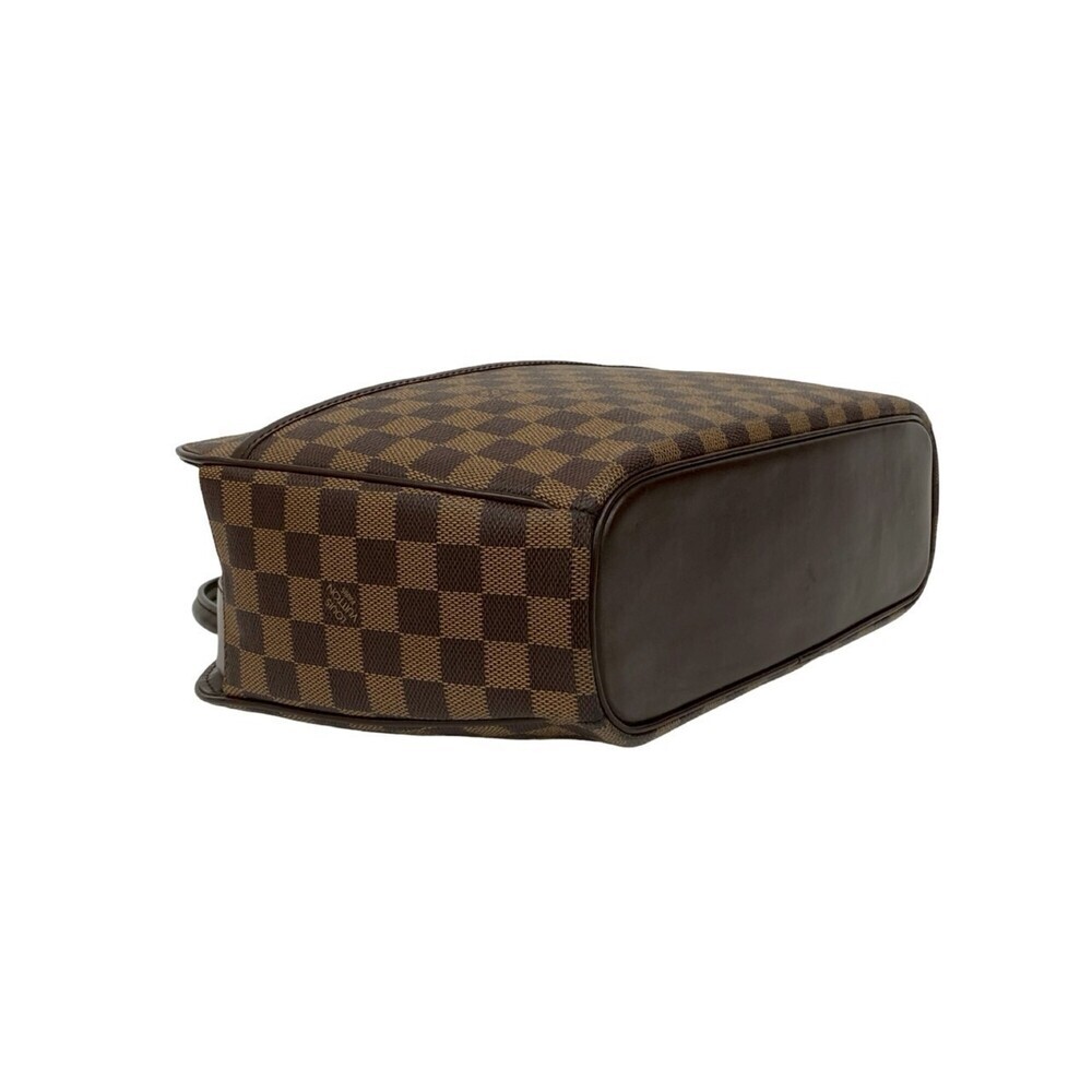 LOUIS VUITTON Brown Damier Leather Boston Bag - Picture 7 of 10